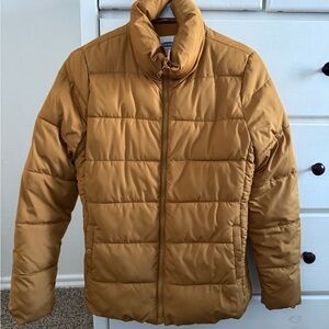 Old Navy Men's Camel Puffer Jacket